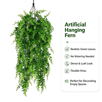 Décoration murale en feuilles persanes artificielles, rotin, décoration intérieure, feuilles artificielles, plantes artificielles, verdure, décoration, plantes aquatiques en plastique