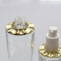 Crème cosmétique de luxe pour le soin de la peau avec logo personnalisé, 30, 40, 50, 100 ml, sérum à l'huile essentielle, lotion, flacon en verre avec pompe