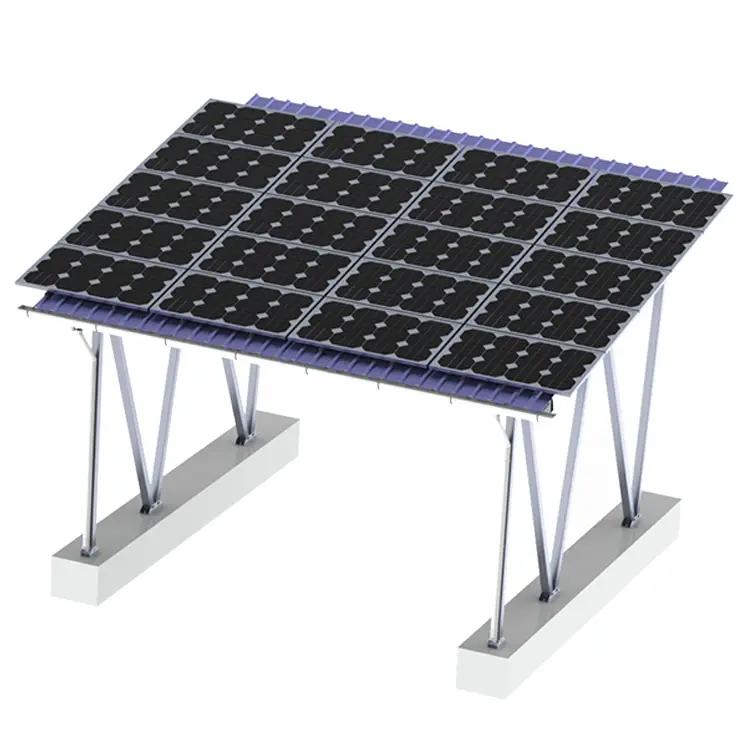 YUEN-S कार पार्किंग सौर प्रणाली 10 किलोवाट सौर Carport फोटोवोल्टिक सौर पैनलों सौर पैनल कार पोर्ट