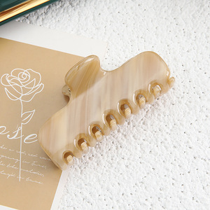 YJL Molletta per Capelli da Donna Stile Coreano Francese, Geometrica Rettangolare in Acetato, Leopardata Retrò, Personalizzabile, di Tendenza - Product Image 3