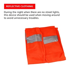 Kit de Emergencia <span class=keywords><strong>para</strong></span> Automóvil de 14 Piezas, Juego de Herramientas de Seguridad Automotriz con Cables de Arranque, Cuerda de Remolque y Cono de Advertencia Plegable - Product Image 5