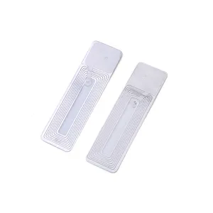 Hot sale!! checkpoint EAS 52*15mm 8.2Mhz rf label Transparent Label hair wig anti- theft Accessories