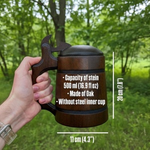 Taza de Madera Ecológica Más Vendida con Tapa, <span class=keywords><strong>Precio</strong></span> al por Mayor, Alta <span class=keywords><strong>Calidad</strong></span>, <span class=keywords><strong>Precio</strong></span> Económico desde India para Entusiastas del Aire Libre - Product Image 6