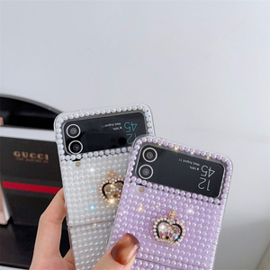 Funda de Teléfono de Lujo con Diamantes de Imitación Hechos a Mano para <span class=keywords><strong>Samsung</strong></span> Z Flip <span class=keywords><strong>4</strong></span> 3 - Product Image 3