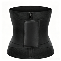 Ceinture de sudation sans couture à maintien ferme pour femme, gaine amincissante pour la taille et le ventre, effet sudation pour la perte de poids