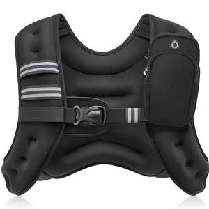 Gilet lesté à bandes réfléchissantes 6LB/8LB/12LB/16LB/20LB/25LB/30LB pour l'entraînement, la <span class=keywords><strong>musculation</strong></span> et le renforcement musculaire - Product Image 1