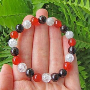 สร้อยข้อมือเรซิ่นทำมือ สีสันสดใส เครื่องประดับแฟชั่น ปรับขนาดได้ สร้อยข้อมือเก๋ไก๋สำหรับผู้หญิง สาวๆ งานปาร์ตี้ งานแต่งงาน และใช้ในชีวิตประจำวัน - Product Image 3