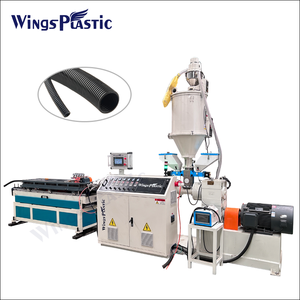 Machine d'extrusion de tuyaux ondulés à paroi simple en PP PE PVC à grande vitesse, machine à fabriquer des tuyaux ondulés en HDPE - Product Image 3