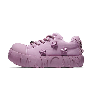 Zapatillas Deportivas Clásicas de Plataforma Negras con Diseño de Estrellas, de Cuero Genuino, para Caminar, Moda Urbana, Primavera-Otoño - Product Image 2