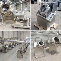 Nouvelle machine à enrober le chocolat à base de soja, économe en énergie, capacité 5-10 kg, multifonctionnelle pour les usines de snacks