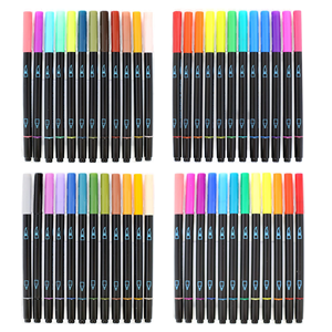 Marcadores de Acuarela con Doble Punta, Diseño de Pincel, 48 Colores para Estudiantes de Arte - Product Image 1