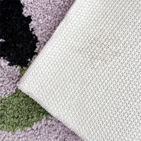 Tapis de bain floqué épais personnalisable (motif et taille), antidérapant, tapis de chevet de chambre, styles Micro-Drunken Party A/B