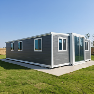 Lusso 20ft 30ft 40ft estendibile contenitore casa tetto uragano solare prefabbricato 3 camere da letto espandibile casa contenitore - Product Image 1