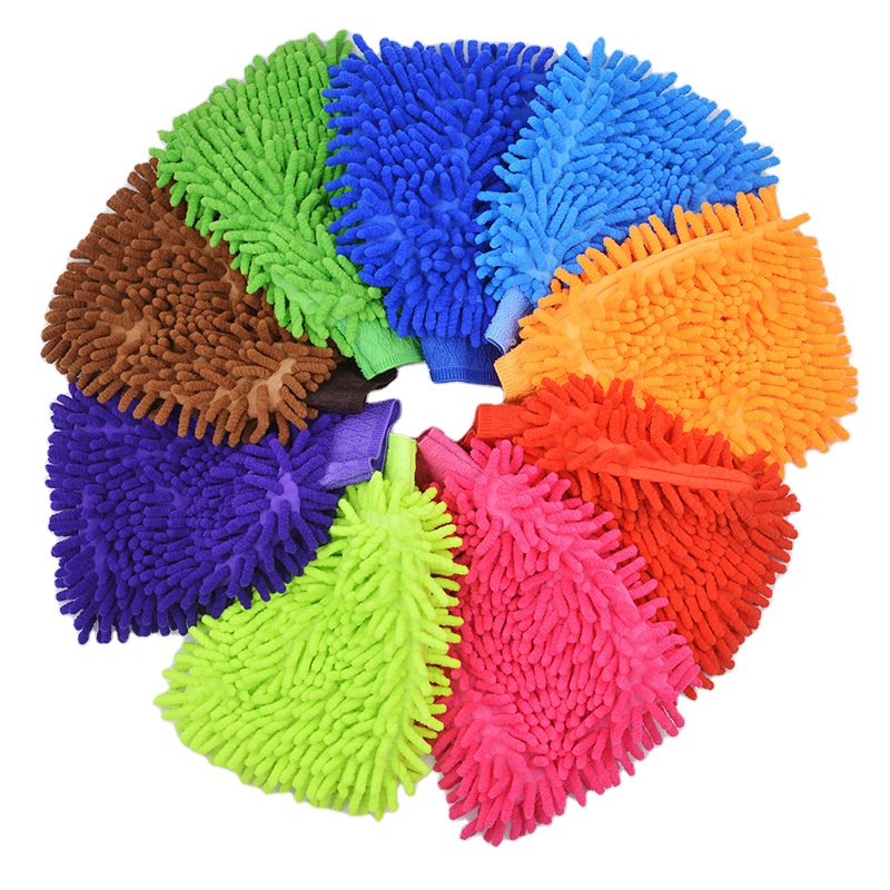 Многофункциональная восковая варежка из микрофибры для ухода за автомобилем, перчатка для мытья автомобиля с большим пальцем, перчатки для мытья автомобильных колес, щетка для детейлинга