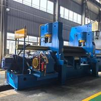 Plieuses à 3 rouleaux robustes utilisées pour le traitement des structures en acier, des récipients sous pression et des pièces automobiles
