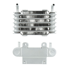 Voiture de course universelle en aluminium Moto <span class=keywords><strong>Diesel</strong></span> Petits moteurs <span class=keywords><strong>Refroidisseur</strong></span> de mazout 8mm Argent - Product Image 5