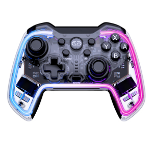 Bộ điều khiển chơi game không dây với đèn RGB Động cơ rung Nút <span class=keywords><strong>Turbo</strong></span> Nút có thể lập trình- Thiết kế công thái học 5.0 - Product Image 5