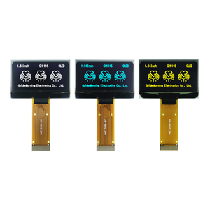 1.54 Inch PMOLED Display White/Blue/Yellow CH1116 128*64 8-bit 68XX/80XX Parallel, <strong>3</strong>/4-wire SPI, I2C Plug -in 30P - Product Image 1