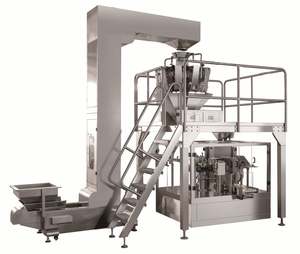 Machine d'emballage verticale pour sachets à fermeture éclair pour ailes de poulet polyvalentes, pattes de poulet, saucisses, calamars, essence de poulet, saury, cornichons et cuisses de poulet - Product Image 3