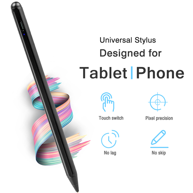 Tablet Use Active Universal Stylus Pen High Precision Writing Phone Pencil for Android Apple Hp Lenovo Pen Touch Screen