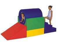 Doux enfants intérieur jeu de bloc de construction