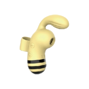 Nouveau vibrateur pour doigts Little Bee, 10 vitesses, pot de miel, rechargeable par USB, mini vibromasseur à double aspiration, étanche IPX7 - Product Image 5