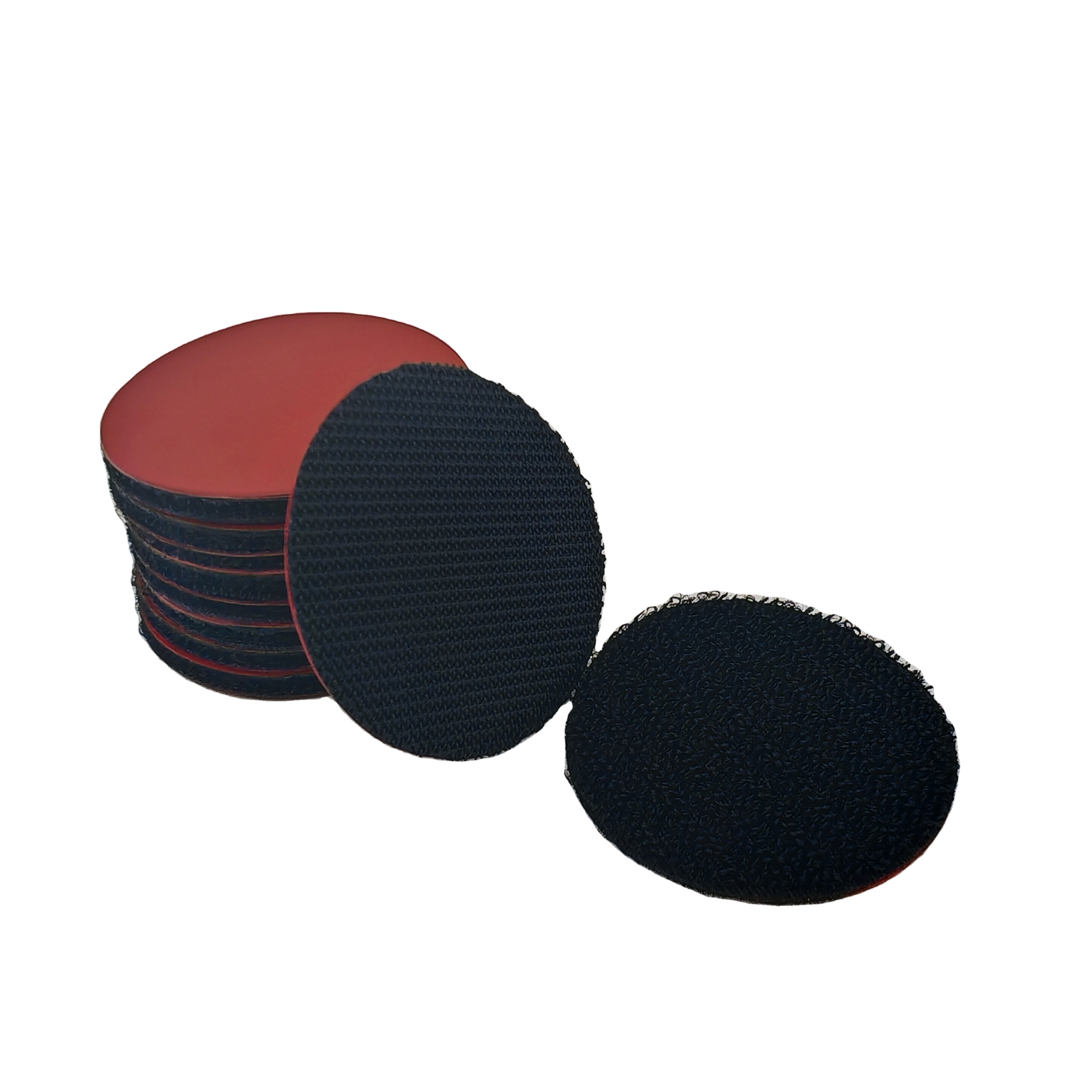 50mm Round Diameter Self-Adhesive Hook and Loop Tape Heat Resistant Automotive Plastic Product