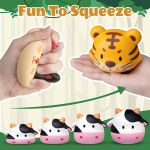 Jouets Squishy Animaux JITENG pour Fêtes, Balles Anti-Stress, Articles pour Sacs Cadeaux, Remplissages de Piñata, Cadeaux d'<span class=keywords><strong>Anniversaire</strong></span>, Prix pour Coffre au Trésor - Product Image 3
