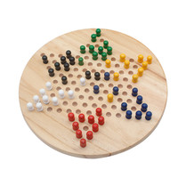 Jeu de dames chinoises en bois de caoutchouc de marque Xinxing avec billes en bois pour enfants, jeu de réflexion, modèle 8303n, pour les fêtes