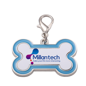 Etiqueta y etiquetas Millantech Placa De identificación Etiqueta colgante Aleación personalizada Targhetta Per Cani Llavero para mascotas <span class=keywords><strong>Nombre</strong></span> Etiqueta para perro - Product Image 4
