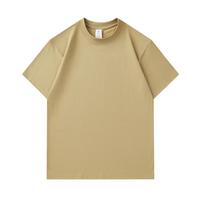 Haute qualité 190 grammes poids lourd en gros conception personnalisée vierge 100% coton biologique t-shirts unis T-shirts pour hommes