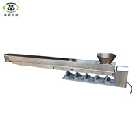 Alimentateur vibrant en acier inoxydable, alimentateur à trémie électrique industriel pour flocons d'avoine