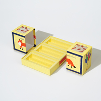 Boîte coulissante personnalisée pour emballage cosmétique, pour rouge à lèvres, ensemble de soins de la peau, boîte cadeau, trousse à crayons, boîte d'emballage de bijoux