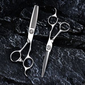 Qy 6.0 Inch <b>Hair</b> <b>Scissors</b> Thinning Shears Stainless Steel Professional Barber Tools For <b>Hair</b> Cutting And Styling - Product Image 5