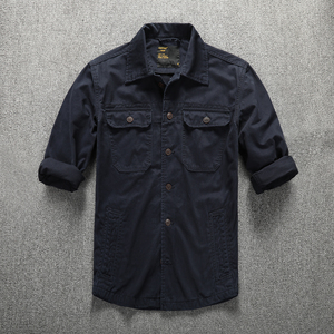 Camicia tattica mimetica personalizzabile traspirante su tutto stampato Jens per camicie uomo Plus Size da uomo - Product Image 1