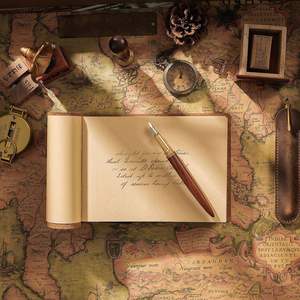 Carnet à couverture rigide en cuir rétro, très populaire, format 32k, en cuir Crazy Horse, épaissi, avec reliure cousue, idéal comme cadeau créatif, 19x14cm, 200 pages - Product Image 6