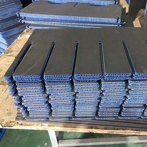 Đen ESD PP Polypropylene sóng corflute rỗng hộp <span class=keywords><strong>container</strong></span> với phân vùng - Product Image 6