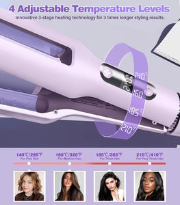 Rizador de Pelo Multifuncional con Tamaños Ajustables de 0.75, 1, 1.5 y 1.25 Pulgadas, Rizador Iónico para Ondas Profundas y Rizos Tipo Huevo - Product Image 3
