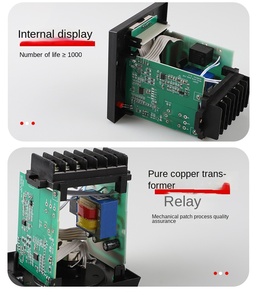 TUOBANGデジタルノブ温度調節器TEL96-9001X K/Eタイプ 220V/380V汎用産業用サーモスタット（オーブン用） - Product Image 6