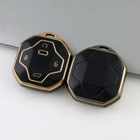 Étui de protection pour clé de voiture en TPU premium, léger et créatif, pour JETOUR T2/X70/X70 Coupe/X90/X95, avec porte-clés et porte-clés