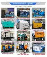 Générateurs diesel 30kw 40kw 50kw, alternateur, groupe électrogène, conteneur DC, 380v, super silencieux, étanche, remorque, 4 temps, ATS, 50/60Hz