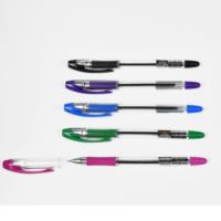 Lot de 50 stylos à bille rétractables 0,7 mm avec boîte de présentation pour fournitures scolaires et de bureau