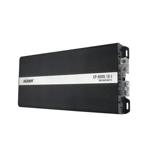 Sıcak satış CP-8000 süper yüksek güç monoblok araba amplifikatör 1 kanal d sınıfı araba amp 8000w rms güç