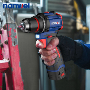 Cargador de Batería NANWEI 2.0AH, Taladro Atornillador Eléctrico Inalámbrico Industrial para Madera y Acero, Compatible con OEM, Juego de Taladro de Impacto Eléctrico de 18V - Product Image 3