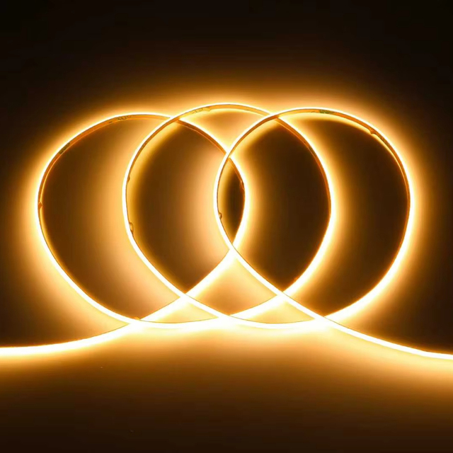 Flexible COB LED Strip Light DC12V 24V 3000K 4000K 6000K Super Brightness CRI90 3mm 5mm 8mm 312leds 320leds 400leds free cut