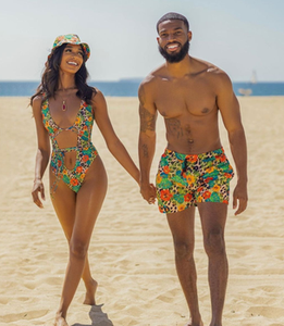 Personnalisé Exercice Formation Couple Halter Top Maillots De Bain Hommes Maillots De Bain Femmes Trois Pièces Bikini Maillots De Bain - Product Image 6