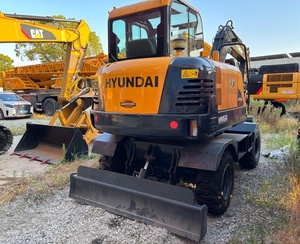Mini Excavadora de Ruedas Hyundai HW60 Usada de Alta Calidad a Bajo Precio, Excavadora de Ruedas Usada Hyundai 60 HW60 de 6 Toneladas en Venta - Product Image 4