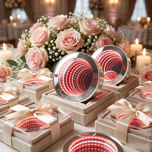 Wholesale Acrylic Infinity Tunnel <b>LED</b> Light Art Deco Design ROHS Certified Wedding Birthday Guest Favor Gift - Product Image 3