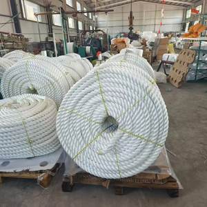 Câble de <span class=keywords><strong>suspension</strong></span> haute résistance en <span class=keywords><strong>corde</strong></span> <span class=keywords><strong>tressée</strong></span> multifilament à huit brins pour navire et en nylon à trois brins - Product Image 1