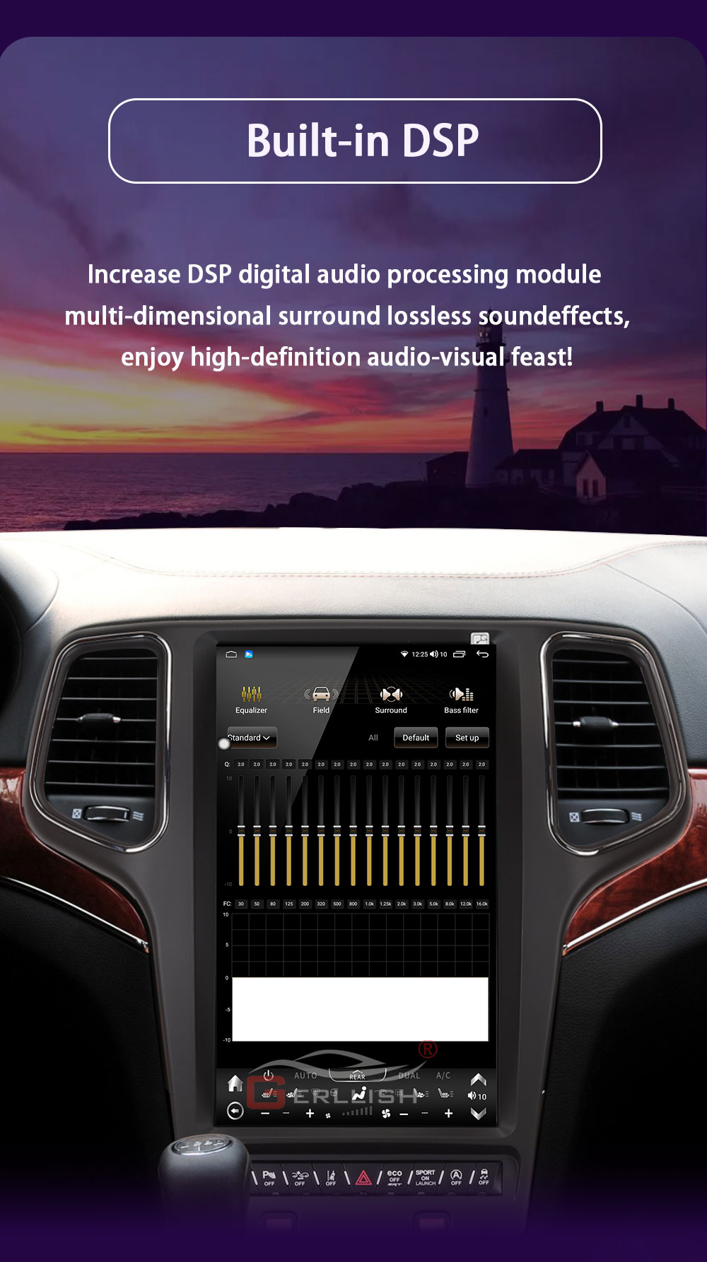 13.6インチ　ジープ　グランドチェロキー　テスラスタイルアンドロイドナビ　アンドロイド11　8G　128G 高品質 13.6インチ ジープ グランドチェロキー テスラスタイル